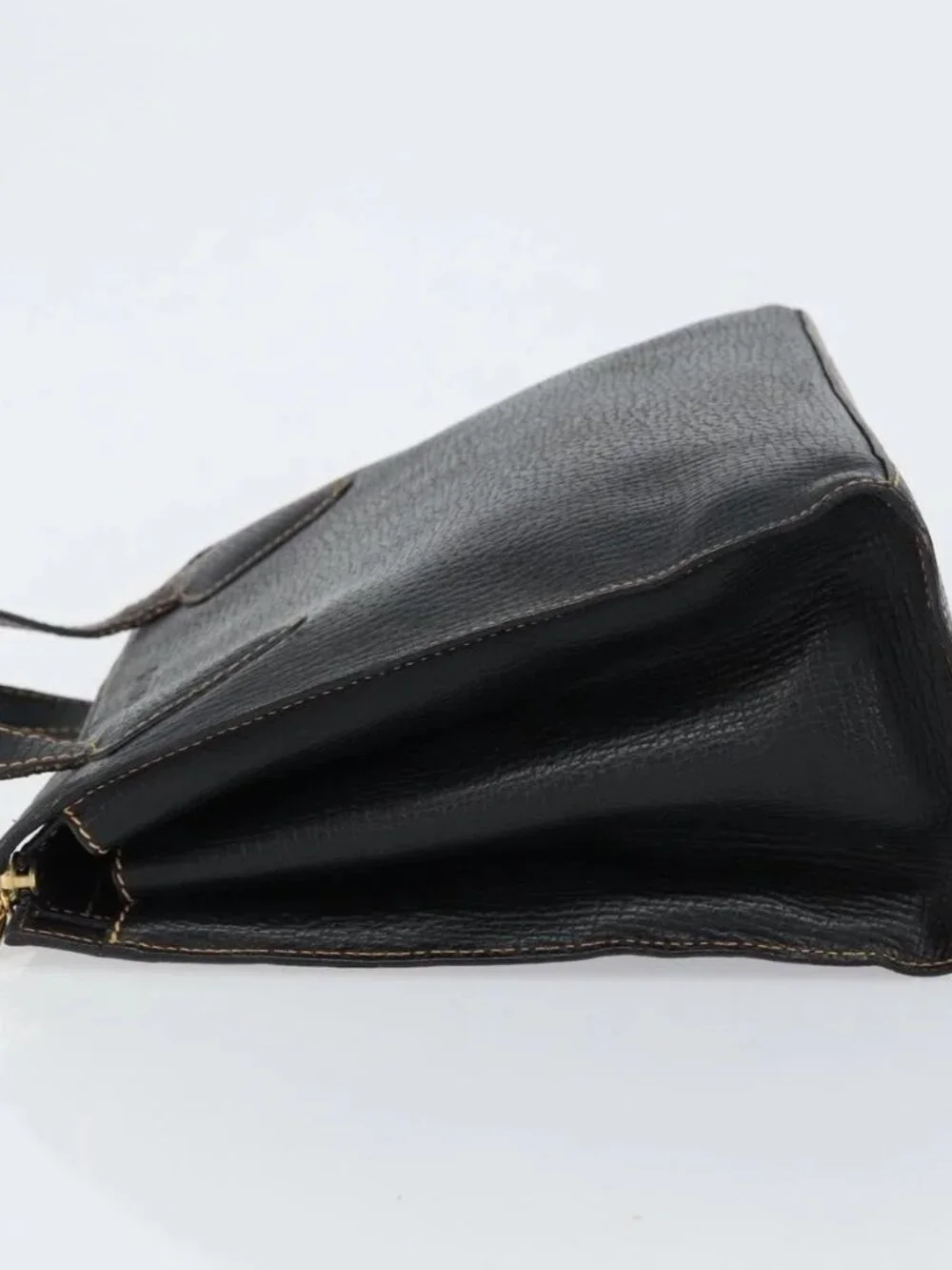 LOEWE Tote Bag Leather Black Gold Aut - Picture 7 of 16